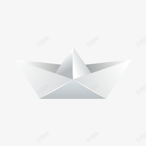 纸船png免抠素材_新图网 https://ixintu.com 卡通图案 图案 矢量卡通图案 穿 纸 纸船