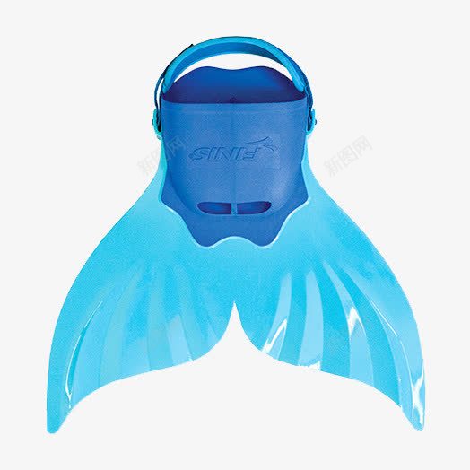 FINIS斐尼斯MERMAIpng免抠素材_新图网 https://ixintu.com ATLANTIS FINIS斐尼斯 MERMAIDamp 产品实物 水蓝色 潜水脚蹼