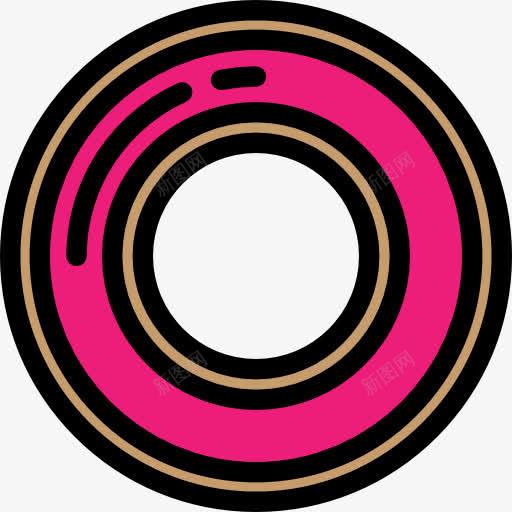 炸圈饼图标png_新图网 https://ixintu.com 炸圈饼 甜点心 糖 食品