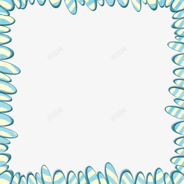 简易边框png免抠素材_新图网 https://ixintu.com 叶子形状边框 矩形边框 边框 边框纹理