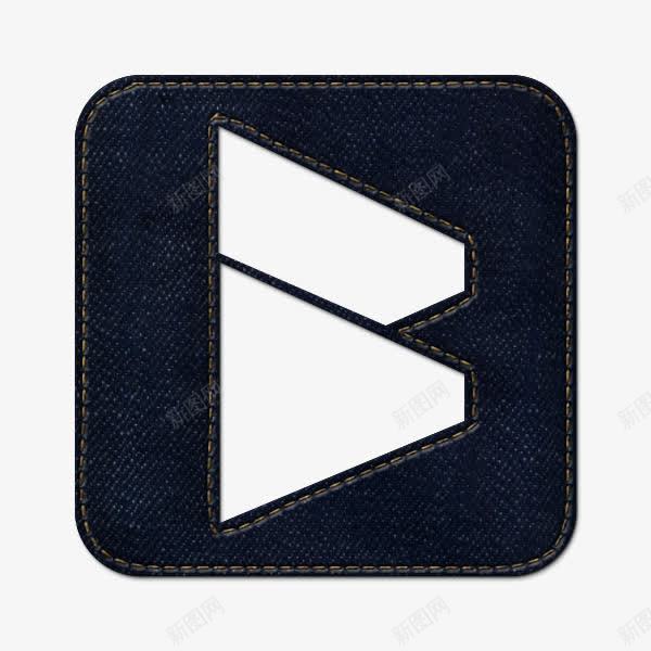 牛仔琼社会标志广场蓝色牛仔裤社图标png_新图网 https://ixintu.com blogmarks denim jean logo social square 广场 标志 牛仔 琼 社会