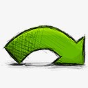 箭头重做手绘网页图标集png免抠素材_新图网 https://ixintu.com Arrow redo 箭头 重做