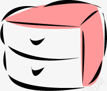 手绘家居矢量图ai免抠素材_新图网 https://ixintu.com 家居 手绘 柜子 矢量图
