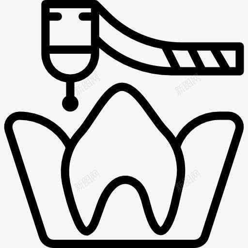 摩尔图标png_新图网 https://ixintu.com 医疗 嘴 牙医 牙齿 磨牙