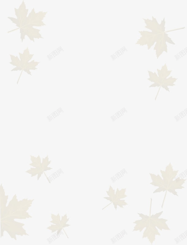 卡通清新树叶底纹png免抠素材_新图网 https://ixintu.com 卡通 底纹 树叶 清新