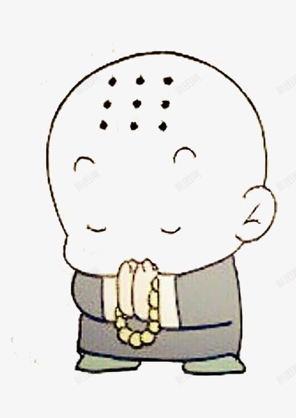 小和尚png免抠素材_新图网 https://ixintu.com 光头小和尚 卡通 古代 可爱 小和尚