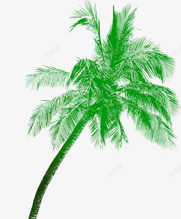 夏日海报手绘绿色插画植物png免抠素材_新图网 https://ixintu.com 夏日 插画 植物 海报 绿色