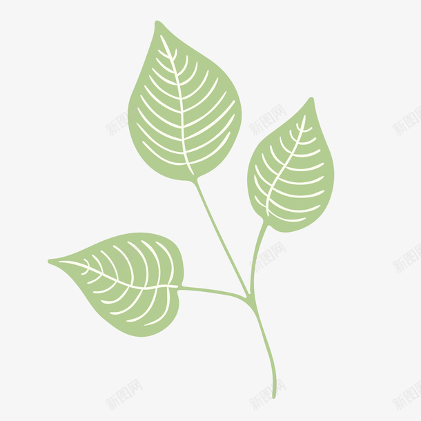 绿色卡通树叶植物纹理矢量图ai免抠素材_新图网 https://ixintu.com 卡通 发芽 植物 渐变 生长 纹理 绿色 自然 矢量图