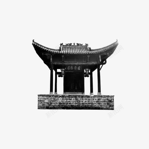 明朝古董png免抠素材_新图网 https://ixintu.com 古文化 戏台 牌匾 表演