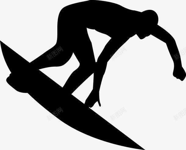 自由冲浪剪影png免抠素材_新图网 https://ixintu.com 剪影 淘宝素材 素材 自由冲浪 装饰素材 设计素材