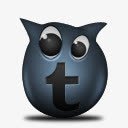 猫头鹰黑色图标twitterpng_新图网 https://ixintu.com twitter 图标 猫头鹰 黑色