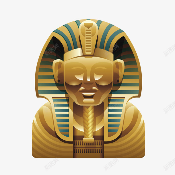 埃及法老矢量图