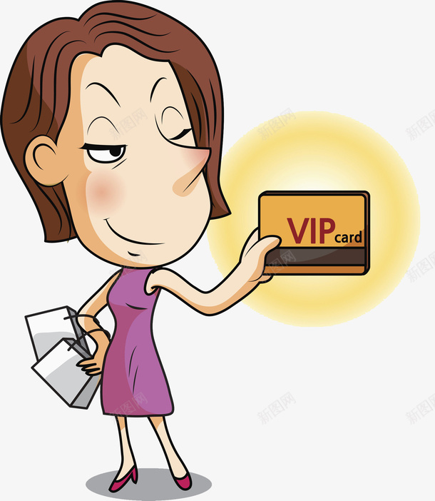 女孩购物png免抠素材_新图网 https://ixintu.com 会员 卡通手绘 女孩购物 水彩画 英语字母 装饰图案