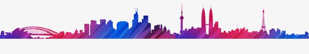 城市手绘彩图png免抠素材_新图网 https://ixintu.com 卡通 图 城市 手绘 炫彩