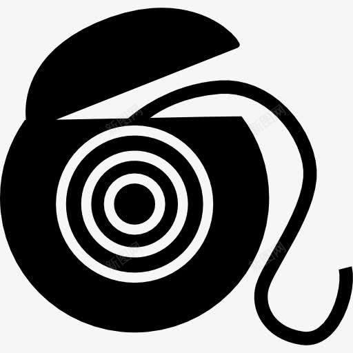 牙线图标png_新图网 https://ixintu.com 个人护理 保健 工具 工具和用具 牙医 牙医组 牙科 牙线 牙线盒