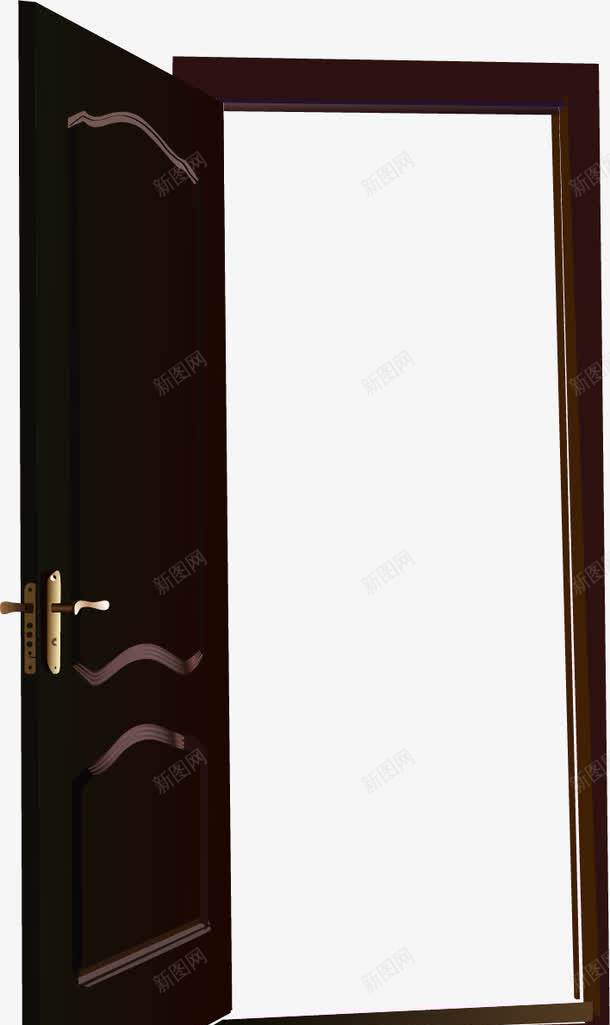 手绘木门png免抠素材_新图网 https://ixintu.com 开着 手绘 木门
