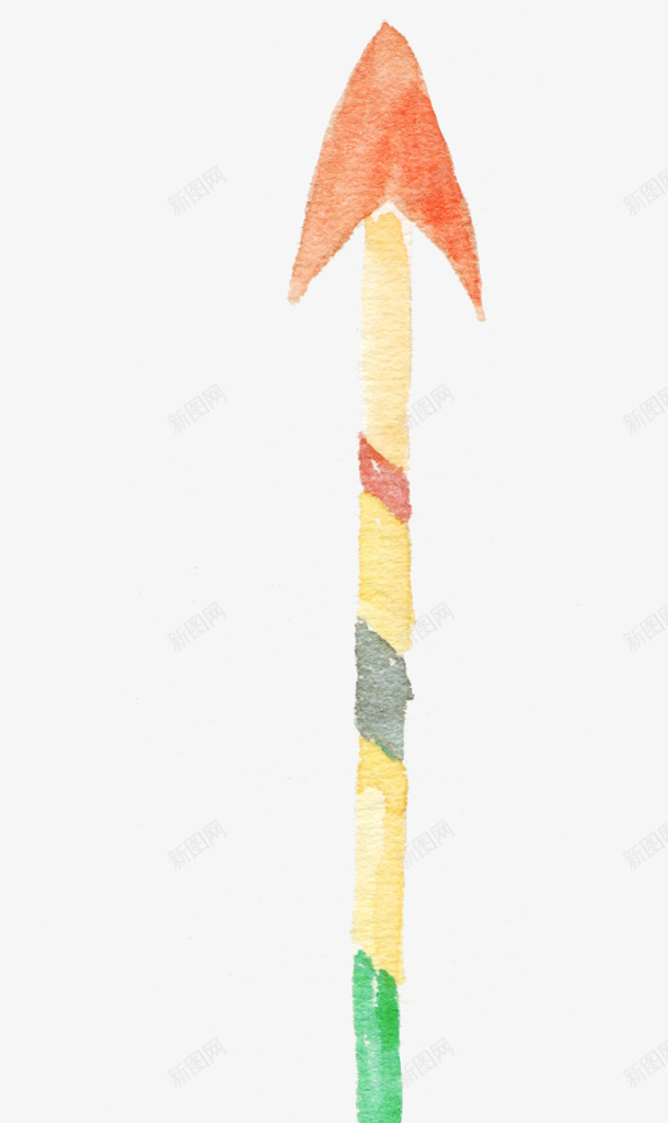 水彩绘画箭矢png免抠素材_新图网 https://ixintu.com 水彩 游戏箭矢 箭矢 绘画