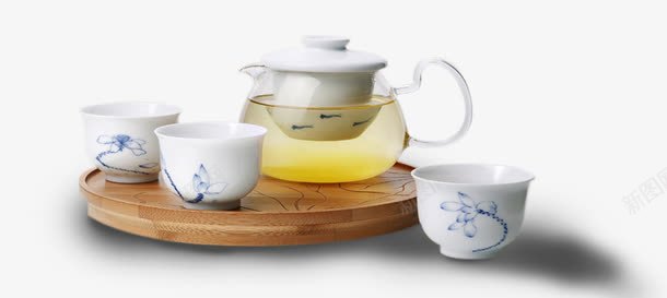 茶壶茶水茶杯png免抠素材_新图网 https://ixintu.com 茶壶茶水茶杯
