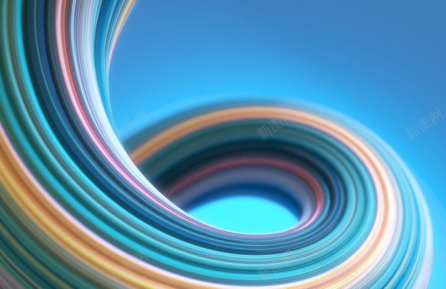 抽象的3D几何彩色扭曲的形状纹理TextEffecjpg设计背景_新图网 https://ixintu.com Effects 纹理Text
