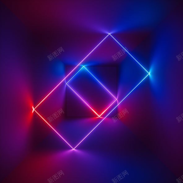 3D立体虚拟空间场景炫酷霓虹灯风格酒吧KTV设jpg设计背景_新图网 https://ixintu.com 光线3D立体光效场景 平面光效 科技光线 高清设计