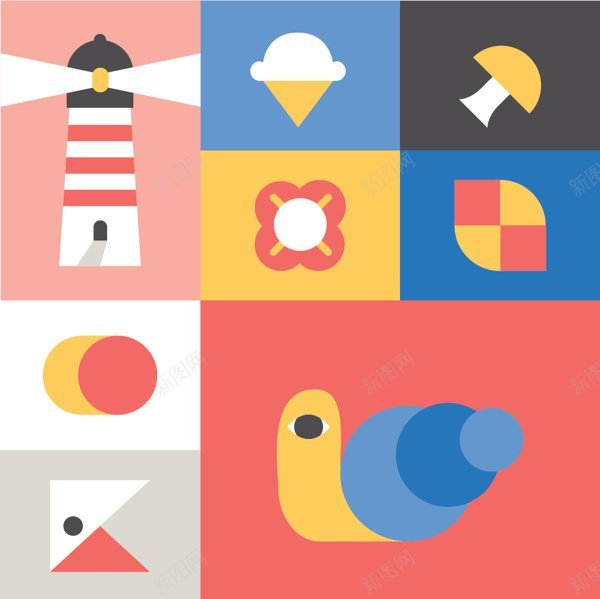 TyDale扁平化矢量图形拼合图27P11伈伈睍睍jpg设计背景_新图网 https://ixintu.com 27P Ty 伈伈睍睍