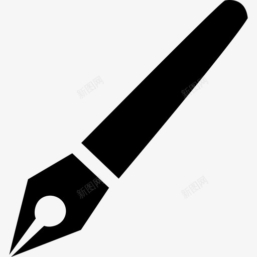 钢笔艺术品图标svg_新图网 https://ixintu.com 艺术品 钢笔