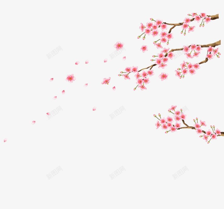 粉色手绘桃花装饰图案图案装饰壁纸名片png免抠素材_新图网 https://ixintu.com 名片 图案 手绘 桃花 粉色 装饰图案 装饰图片壁纸