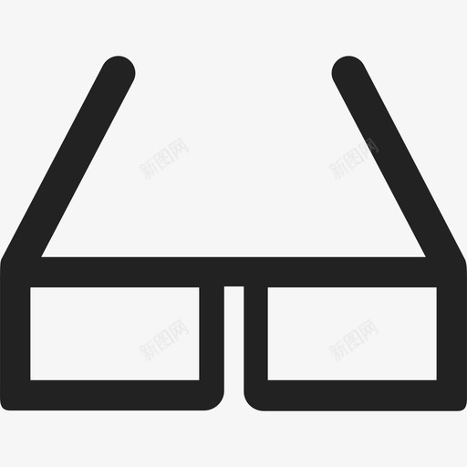 眼镜教育装满图标svg_新图网 https://ixintu.com 教育 眼镜 装满