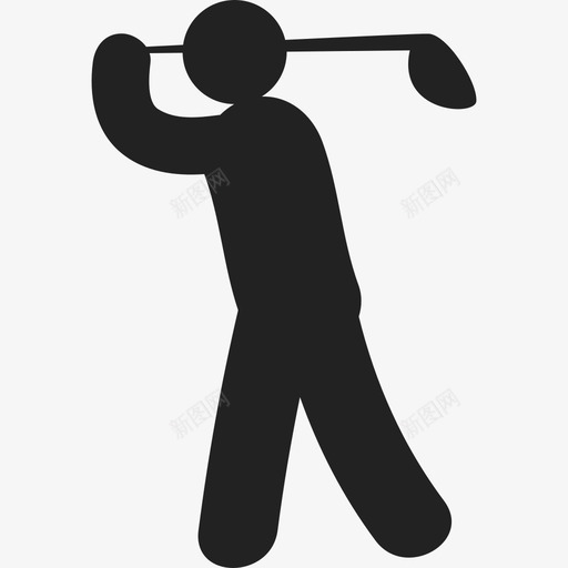 高尔夫运动员体育人类2图标svg_新图网 https://ixintu.com 人类2 体育 高尔夫运动员