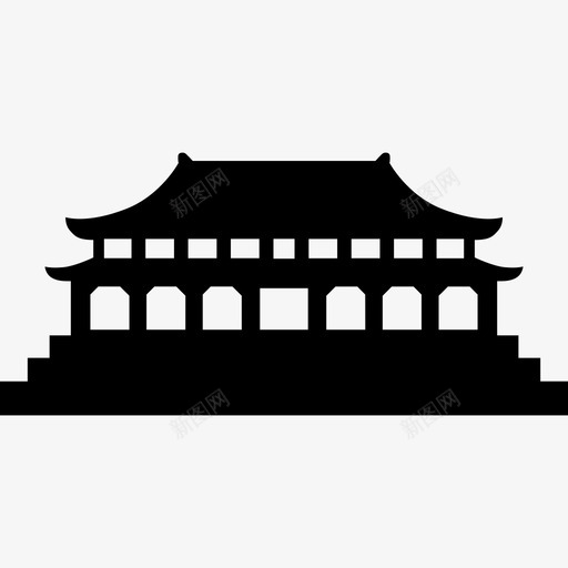 太和殿纪念碑纪念碑图标svg_新图网 https://ixintu.com 太和殿 纪念碑