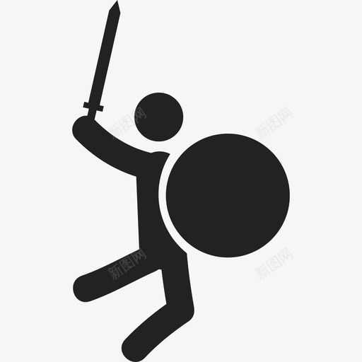 战士战斗体育人类图标svg_新图网 https://ixintu.com 人类 体育 战士战斗