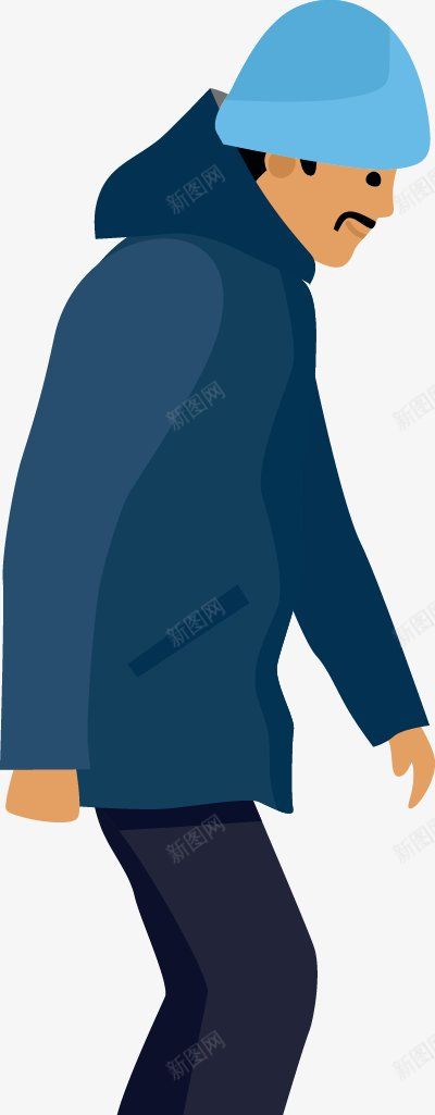 冬日滑雪大叔卡通扁平人物图扁平等距插画人物合辑png免抠素材_新图网 https://ixintu.com 冬日滑雪大叔 卡通扁平人物图