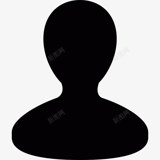简单化身用户图标svg_新图网 https://ixintu.com 用户 简单化身