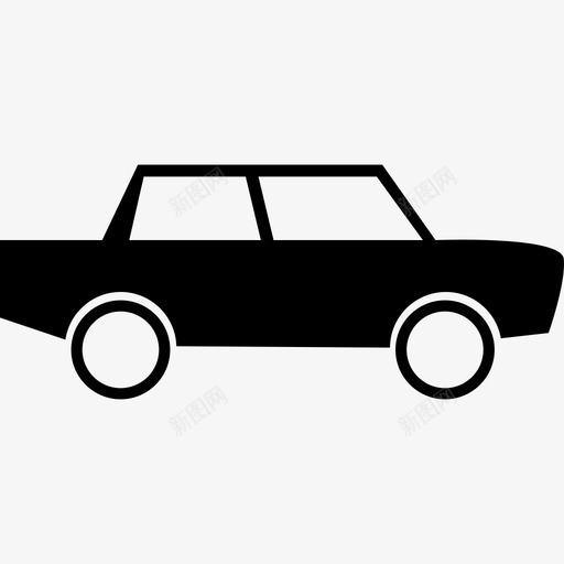 轿车运输工具图标svg_新图网 https://ixintu.com 轿车 运输工具