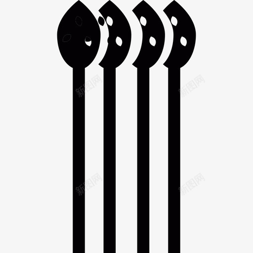 长柄勺子工具和器具图标svg_新图网 https://ixintu.com 工具和器具 长柄勺子