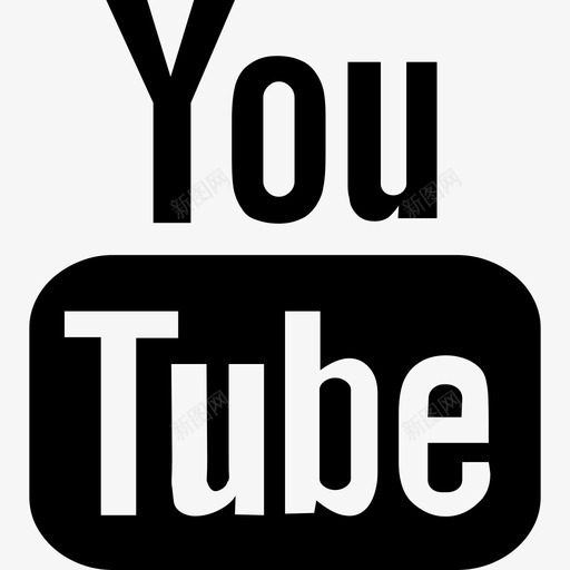Youtube社交网站图标svg_新图网 https://ixintu.com Youtube 社交网站