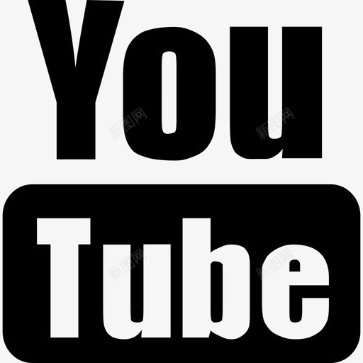 Youtube社交网站图标svg_新图网 https://ixintu.com Youtube 社交网站