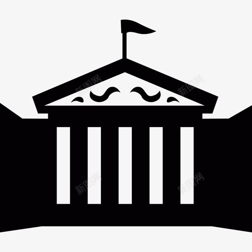 大英博物馆纪念碑纪念碑图标svg_新图网 https://ixintu.com 大英博物馆 纪念碑