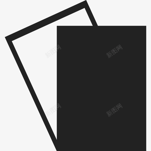 红色和黄色卡片形状运动图标svg_新图网 https://ixintu.com 形状 红色和黄色卡片 运动图标