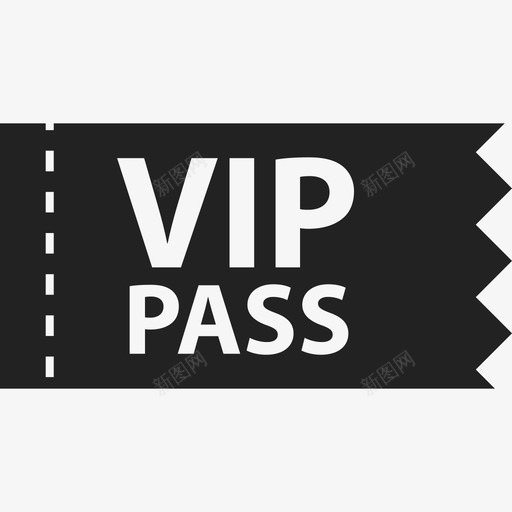 VIP通行证商务庆典图标svg_新图网 https://ixintu.com VIP通行证 商务 庆典