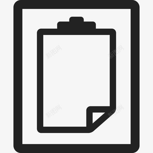 记事本文件universal04图标svg_新图网 https://ixintu.com universal04 记事本文件