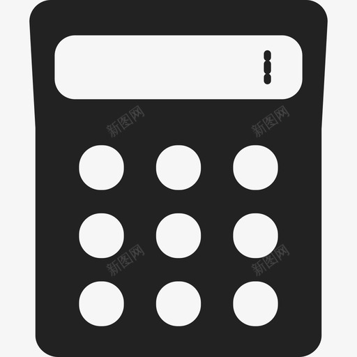 数字计算器技术通用03图标svg_新图网 https://ixintu.com 技术 数字计算器 通用03