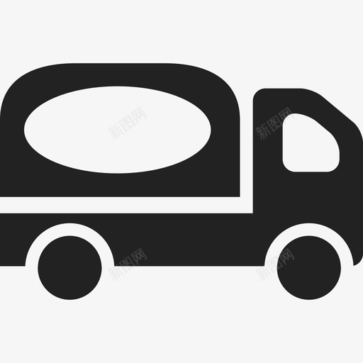 满载运输拖车图标svg_新图网 https://ixintu.com 满载运输拖车