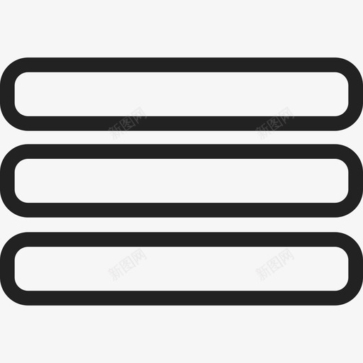菜单矩形界面ios7ultralight图标svg_新图网 https://ixintu.com ios7ultralight 界面 菜单矩形