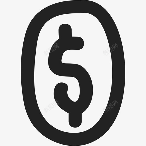 椭圆形内有美元符号商业通用08图标svg_新图网 https://ixintu.com 商业 椭圆形内有美元符号 通用08