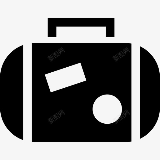 旅行包贴纸时尚酒店图标svg_新图网 https://ixintu.com 旅行包贴纸 时尚 酒店