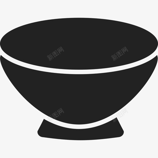 空碗食物日本图标svg_新图网 https://ixintu.com 日本 空碗 食物