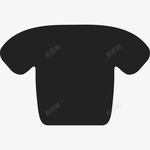 黑色T恤时尚通用06图标svg_新图网 https://ixintu.com 时尚 通用06 黑色T恤