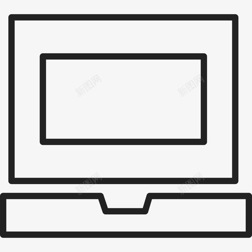 旧电脑技术通用01图标svg_新图网 https://ixintu.com 技术 旧电脑 通用01