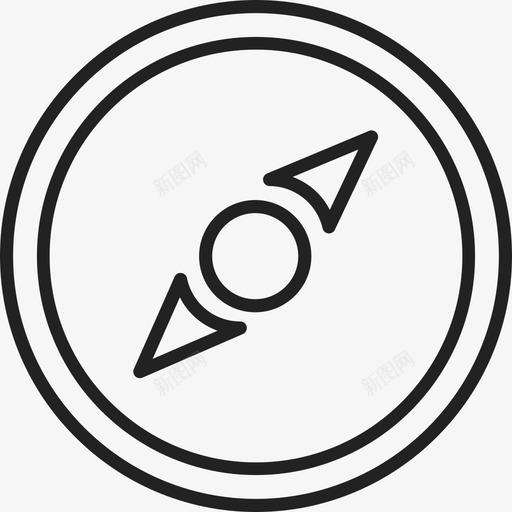 指南针导针工具和器具通用01图标svg_新图网 https://ixintu.com 工具和器具 指南针导针 通用01